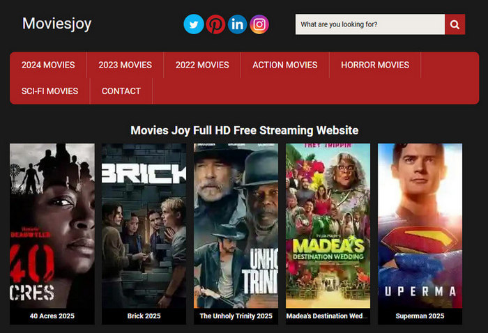 MoviesJoy – Alternativa a M4uFree sin registro y con contenido legal
