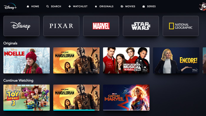 ver disneyplus sin conexión