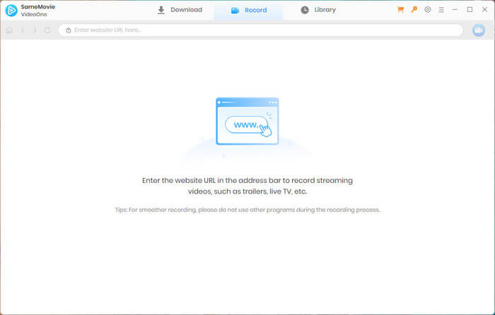 SameMovie VideoOne grabar video