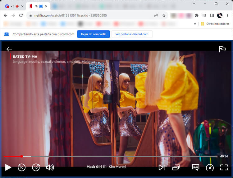 compartir netflix en discord