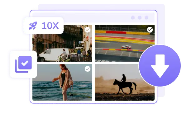 Modo de descarga por lotes con alta velocidad