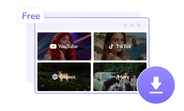 Descarga gratuita de YouTube, TikTok y más